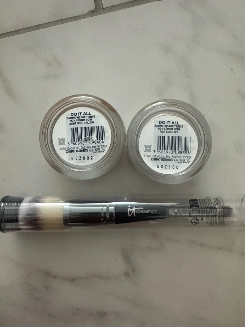 it cosmetics beauty bundle: Heavenly luxe Brush #7 w/ Two Do It All Tinted Balms